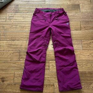 Scott magenta ski pants
